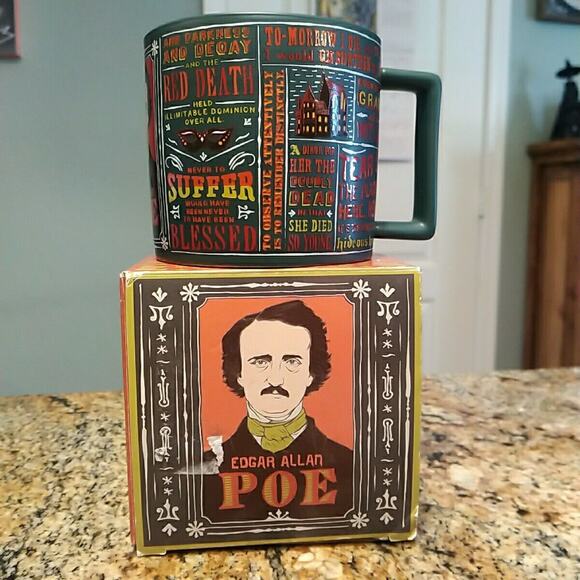 EDGAR ALLAN POE Coffee Cup Mug by The Unemployed Philosophers Guild ©2015 - Picture 1 of 8